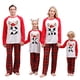 thumbnail image 1 of Pijama de Navideño familiar y estampado de sombrero blusa de manga larga + pantalones de patrón a cuadros ; Niños-3-4 Años, 1 of 5