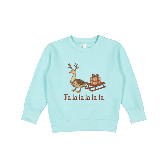 Inktastic Fa La La La La La Christmas Goose Toddler Sweatshirt