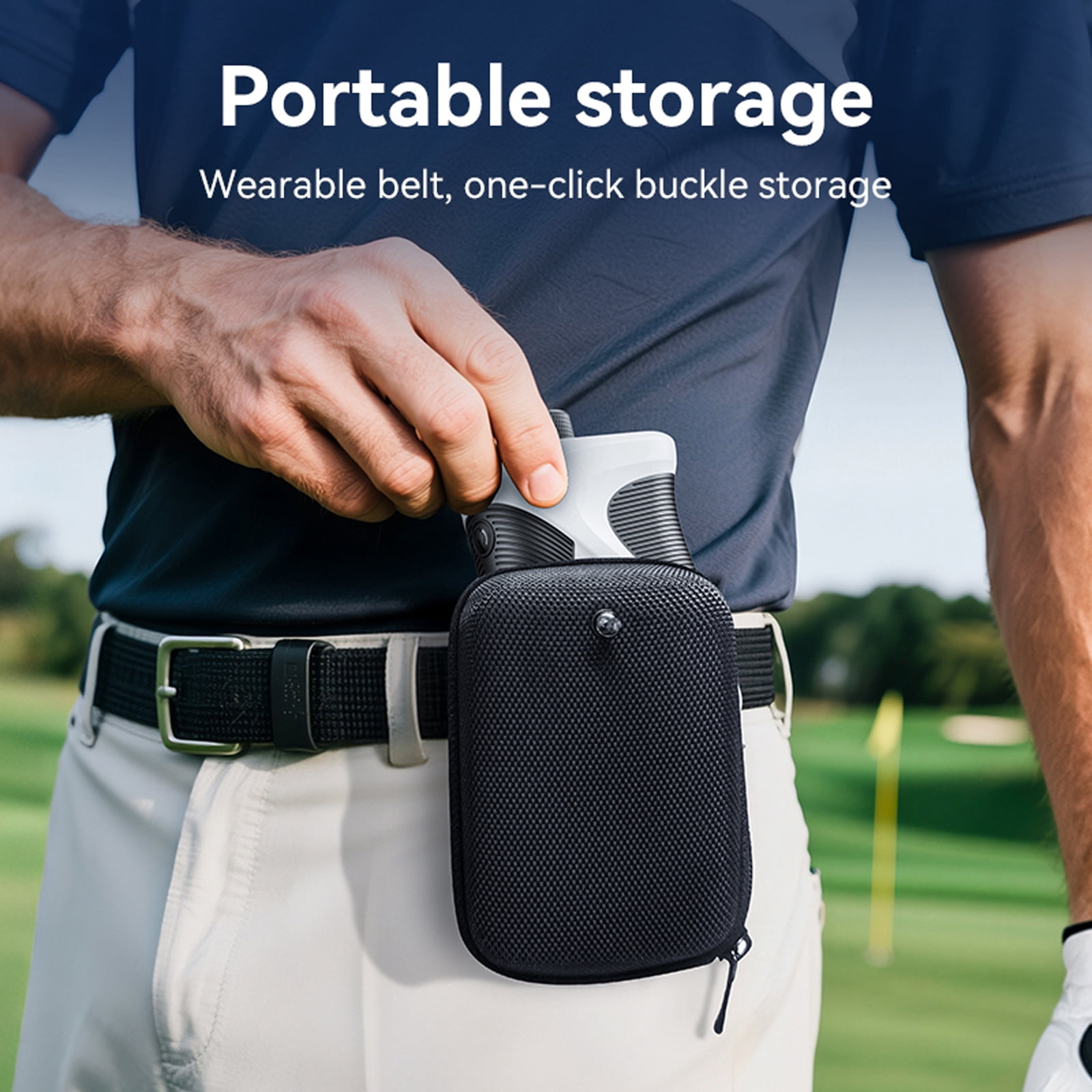 Golf Rangefinder 1200 Yards with Slope Switch, Laser Rangefinder with 7X Magnification, Flag Lock Vibration, USB-C Rechargeable, IP54 Waterproof for Golf and Hunting