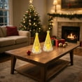 thumbnail image 6 of PONPRNGY 1Pc Acrylic Christmas Tree Battery Operated Lamp, Christmas Decorations Tabletop Centerpiece Lighted Xmas Tree for Home Fireplace Mantel Tabletop Party Star, 6 of 6