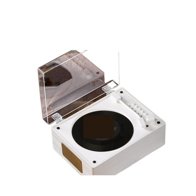 Bluetooth CD Player Retro Style Music Album Player Perfect Present for Audiophiles ,Bluetooth Transmitter 5.0