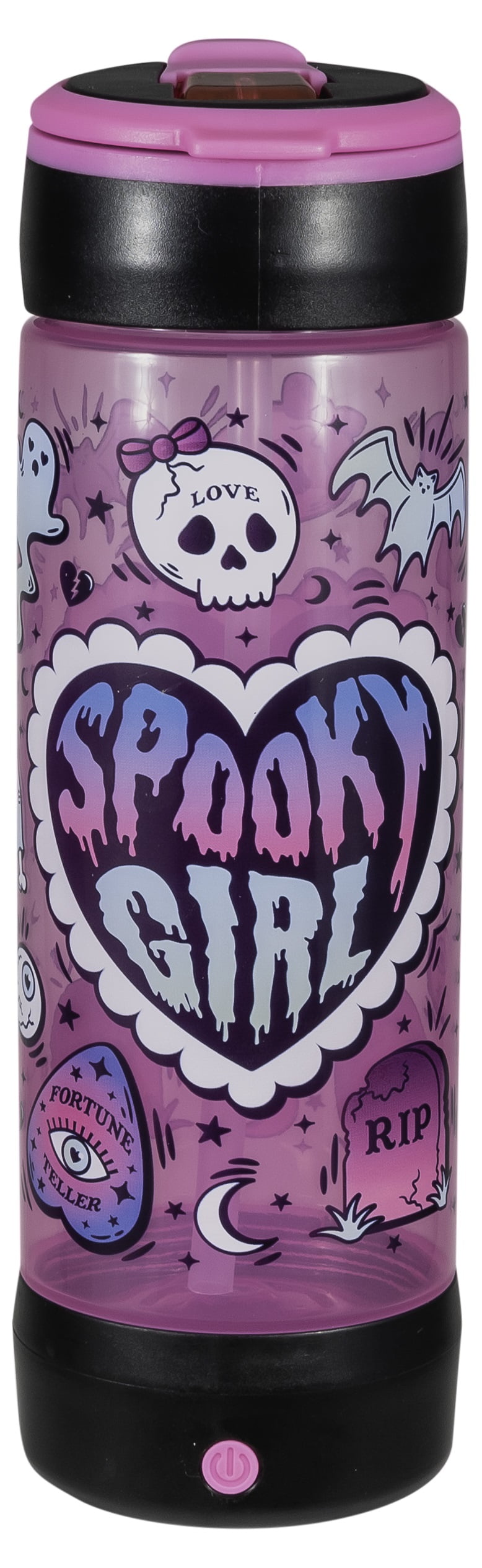 Cool Gear 32oz Pop Light Pink Plastic Tumbler with Straw