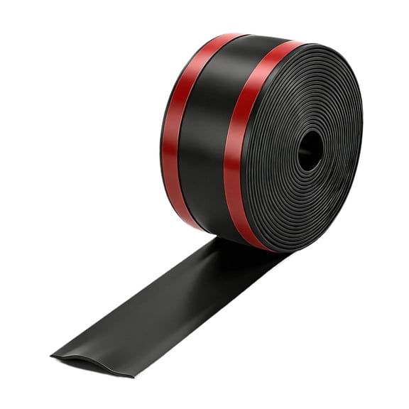 Lazsy Floor Cable Cover 5M Cable Hose Soft Easy Installation Cord Hider PVC Cord Cover Black