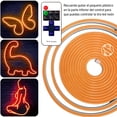 thumbnail image 3 of Tira led neon naranja flexible unicolor 5 metros con control y conector DOSYU DY-YL08C, 3 of 3