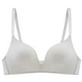thumbnail image 2 of Vivianyo HD Women's Ultra Light Bra, Underwire T-shirt Bra, Convertible Straps Gray, 2 of 4