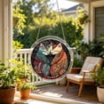 thumbnail image 4 of Acrylic Puzzle Suncatcher 83Pcs Stained Glass Window Hanging Ornament Cat Pattern DIY Craft Light Catcher Decoration for Home Garden and Decorative Gift, 4 of 6