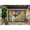 thumbnail image 3 of Rooster Barnyard Morning Door Mat, 3 of 4