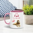 thumbnail image 2 of Every Fart is Love Note Cocker Spaniel Guilty Face Happy Valentine's 11oz Accent Two-tone Mug Cockers Dog Lover Gifts Coffee Tea Cup - 01016, 2 of 5