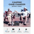 thumbnail image 4 of Bluetti Portable Power Station With 200W Solar Panel Included, EB55 537Wh Solar Generator W/ 4 110V/700W AC Outlets, LiFePO4 Battery Pack for Camping, Adventure, Emergency, 4 of 7