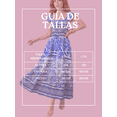 thumbnail image 5 of Vestido Largo para Mujer Vestido Casual Midi con Estampado Elegante y Manga con Volante Vestido Stretch Fresco y Cómodo para Dama, 5 of 5