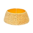 thumbnail image 1 of fastboy Velvet And Sequin Christmas Tree Collar For Festive Touch Easy To Install Christmas Tree Basket Base golden, 1 of 6