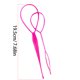 thumbnail image 3 of Seitruly 2 uds accesorios mágicos para el cabello buen DIY peinado para el cabello decoración de plástico para el cabello para mujeres Cuidado del cabello Rosa roja Seitruly CE0636-05B, 3 of 6