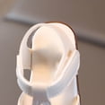 thumbnail image 5 of Duqingm Toddler Summer Shoes Kids Girls Boys Sandals with Cork Footbed Adjustable Strap Toddler Casual Slides Sandals Open Toes Flat Beige,5, 5 of 7