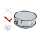 thumbnail image 2 of 14 en Snare Drum Instrumentos musicales profesionales con guantes Instrumento de percusión Baterías musicales para adultos Niños Regalos de vacaciones Plata 14 pulgadas, 2 of 7