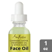 SheaMoisture Cannabis Sativa Seed Oil & Witch Hazel Skin Rescue Face Oil, 1 fl oz