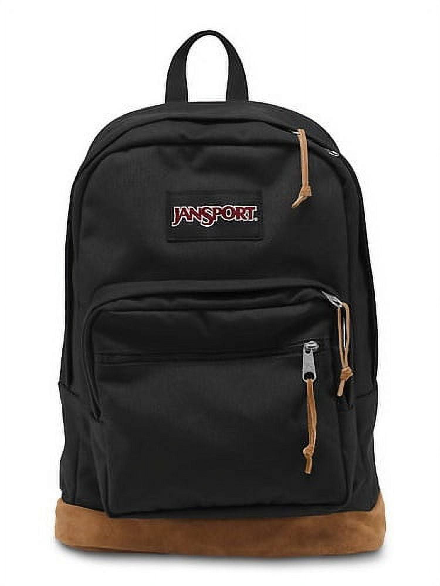 Right Pack School Backpack - Durable Black Bookbag with Laptop