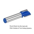 thumbnail image 4 of Unique Bargains 12mm Dia 8mm Shank Bottom Cleaning Router Bit 2 Flutes Carbide Tipped Cutter Uncoated for Woodworking, 4 of 5