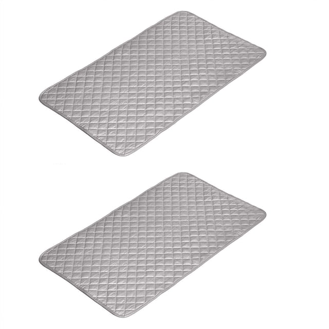 2X Thickened High Temperature Resistant Non-Slip Ironing Iron Pad Laundry Mat Ironing Boards Mat-48X85cm