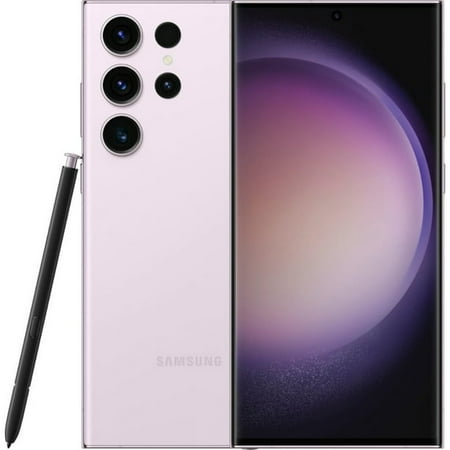 Restored Samsung Galaxy S23 Ultra 5G S918U 256GB (Lavender) Fully Unlocked Smartphone (Refurbished)