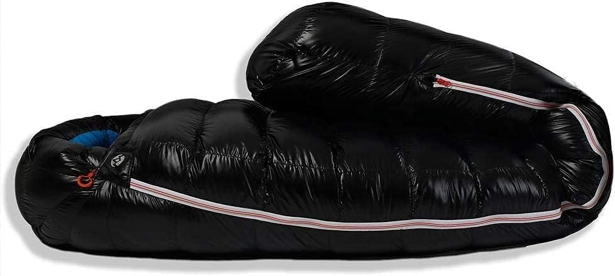 Camping Sleeping Bags Sleeping Bag 95% Goose Down Sleeping Bag 15D Nylon Waterproof Fp800 Warm Comfort Outdoor Camping Sleeping Bags for Adults Survival Equipment (G2bluel700g)