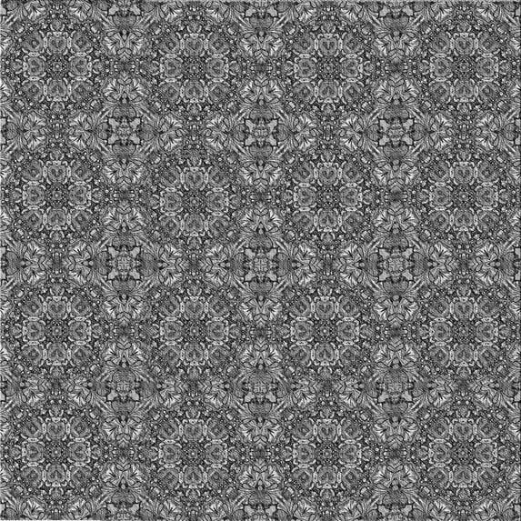 Ahgly Company Machine Washable Indoor Square Transitional Dark Gray Area Rugs, 7' Square