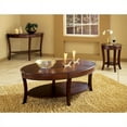thumbnail image 2 of Troy Wooden Sofa Table in Cherry Brown Finish, 2 of 4