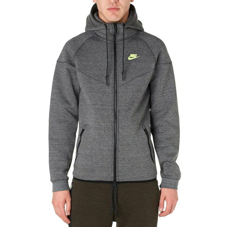 Leonardoda Investigación Gallina Nike Tech Fleece Windrunner Men's Full Zip Hoodie Tumbled Grey-Volt  545277-037 - Walmart.com