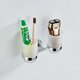 thumbnail image 5 of Dos vasos para cepillos de dientes y un soporte para cepillos de dientes hacen que el baño esté más limpio oso de fresa Electrónica, 5 of 5