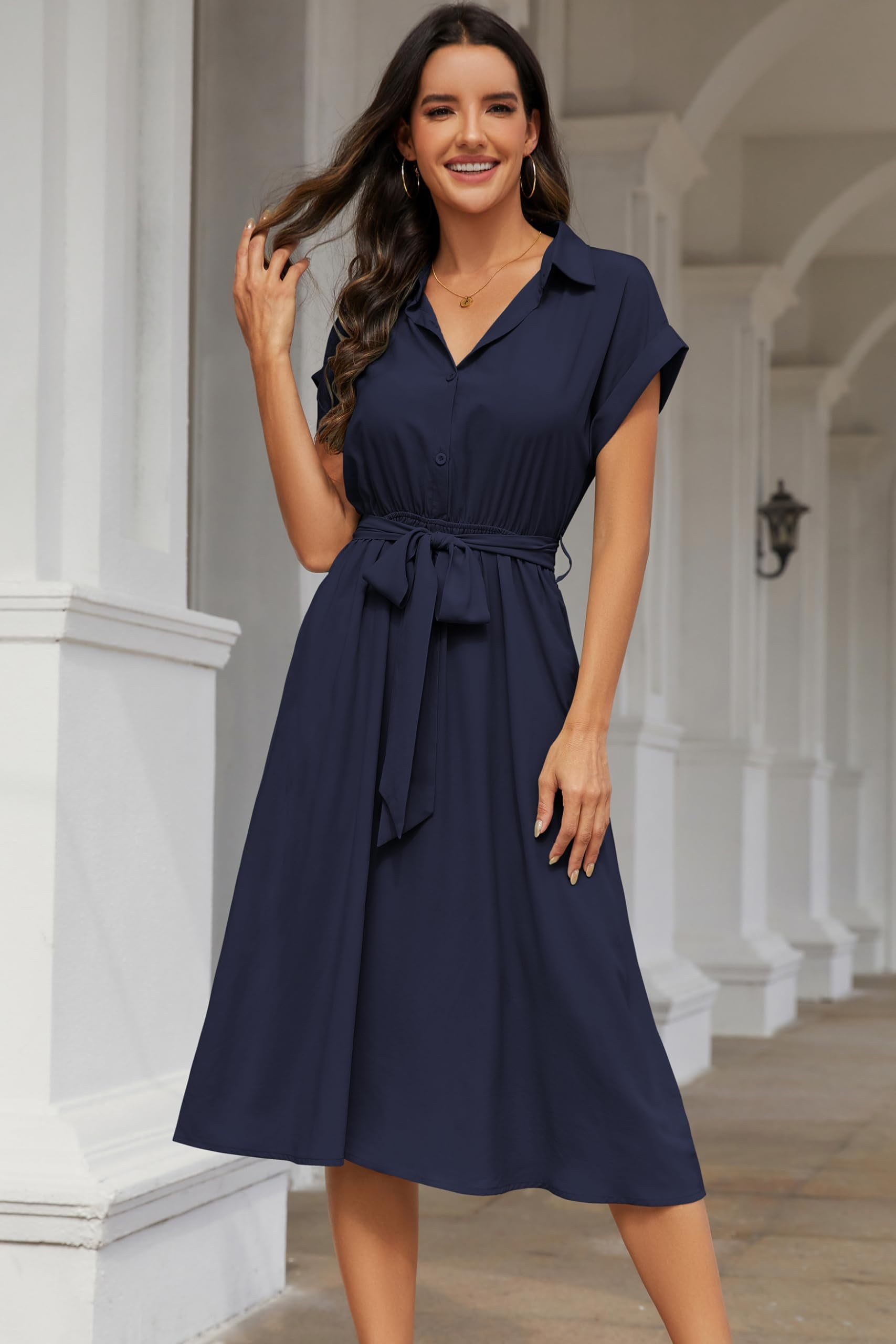 layered bridesmaid dresses ZAPAKA Women Grey Blue Wedding Party Dress A-Line V Neck Tulle Long Tiered Bridesmaid Dress with Slit, Grey Blue / US26W main image 0