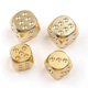 thumbnail image 2 of 5 Pcs Dice 15mm Metal Dice With Case 6 Sided Gold Mahjong Dice Set, 2 of 5