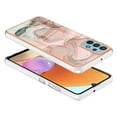 thumbnail image 7 of Slim Case for Samsung Galaxy A73 5G Compatible with MagSafe Wireless Charging Case, Marble Pattern Slim Lightweight Soft Silicone Shockproof Non-Yellowing Protective Cover,Rosegold, 7 of 7