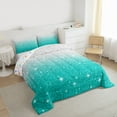 thumbnail image 3 of Castle Fairy Teenagers Glitter Print Full Size Comforter Sets,Dreamy Princess Bedding Sets, 3 of 8
