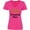 Hot Pink, variant on Inktastic Chiweenie Mom Paw Print Women's V-Neck T-Shirt