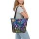 thumbnail image 2 of Disketp Cosmic Purple Irises Bolsa de Hombro Casual para Mujer, Bolso Cruzado para Compras, Viajes y Uso Diario, 2 of 6