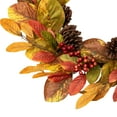 thumbnail image 6 of Northlight Leaves, Pinecones and Berries Artificial Fall Harvest Wreath - 26", 6 of 10