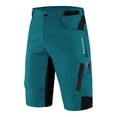 thumbnail image 3 of Pantalones Cortos de Bicicleta de Montaña para Hombre Pantalones de Bicicleta Pantalones Deportivos Casuales de Ajuste Elija Tamaños - Verde , L Sunnimix Pantalones deportivos de ciclismo para hombres, 3 of 8