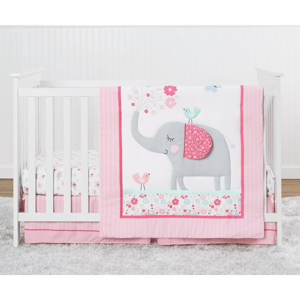 Parent's Choice Nursery Set, 3 Piece Set, Pink Elephant