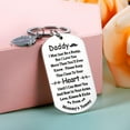 thumbnail image 5 of New Dad Gift Keychain for Men Him New Daddy to Be Gifts for Husband Boyfriend from Wife New Mommy Baby Announcement Pregnancy, 5 of 7