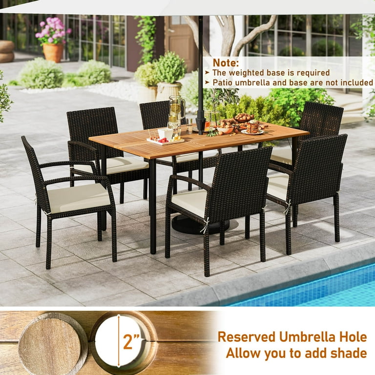 best size umbrella for patio table 3 Comparison Charts to Determine the Right Patio Umbrella Size