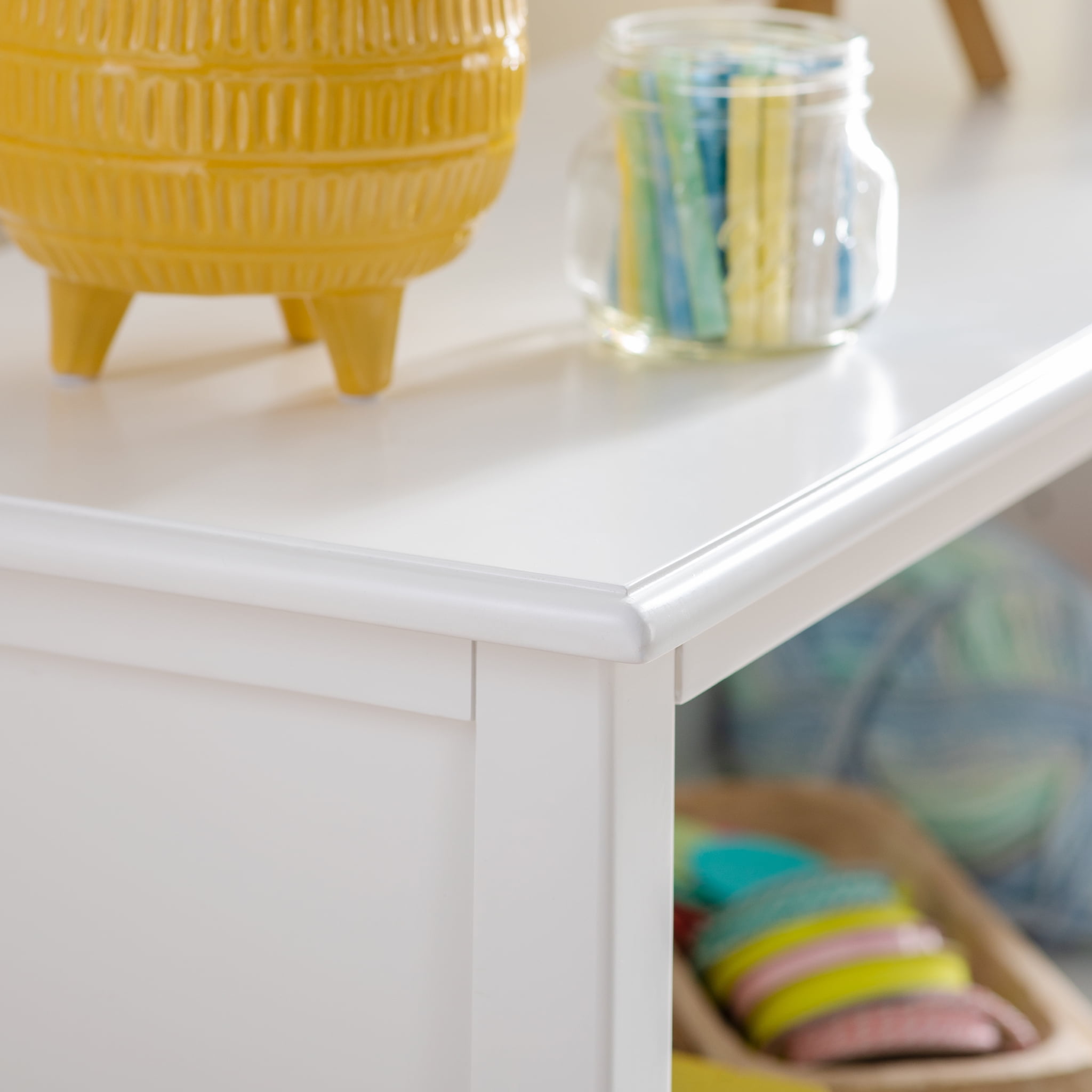 Guidecraft Taiga 2-Shelf Bookcase - White: 30" Bookshelf and Storage Unit for Bedrooms or Playrooms, Wooden Furniture for Books, Toys, School Supplies