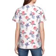 thumbnail image 7 of Wukai Lavender Flowers Youth Unisex Short Sleeve T-Shirt for Boys, Girls, Teens, and Kids-X-Small, 7 of 7