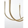 thumbnail image 2 of Living District Layne 36" 6-Light Transitional Metal Chandelier in Brass, 2 of 7