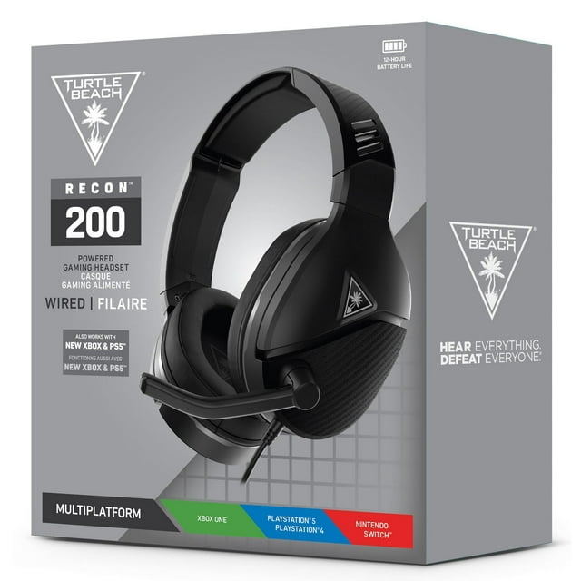 Turtle Beach® Recon 200 Amplified Gaming Headset for Xbox One and PlayStation®4