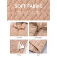 thumbnail image 3 of SHEWIN Womens Puffer Vest Full Zipper Hooded Long Quilted Jackets Sleeveless Winter Warm Coat Outerwear, 3 of 7