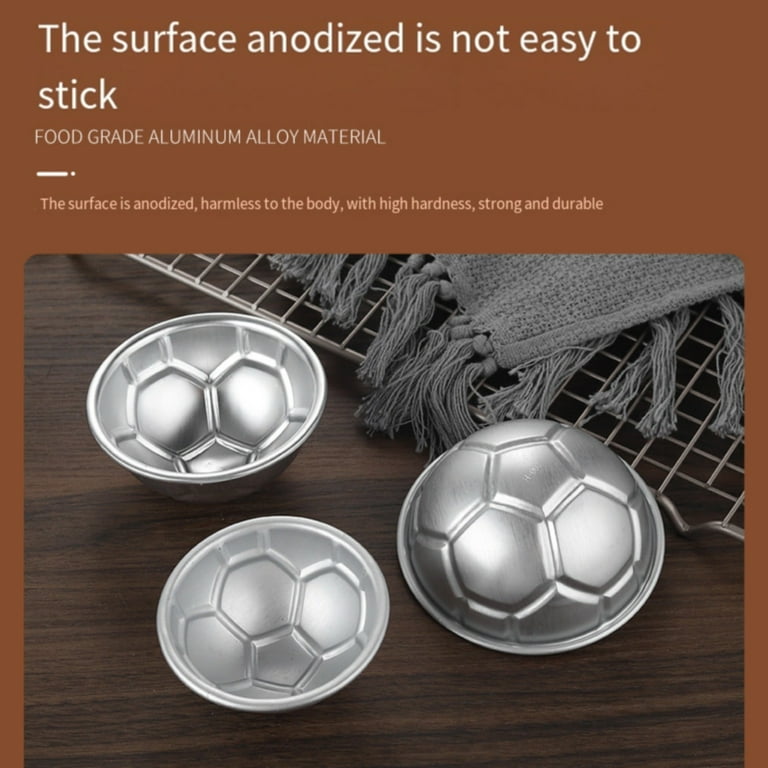 HJQEQVD Dome Cake Pan Ball Cake Pan Football Cake Pans Anodized