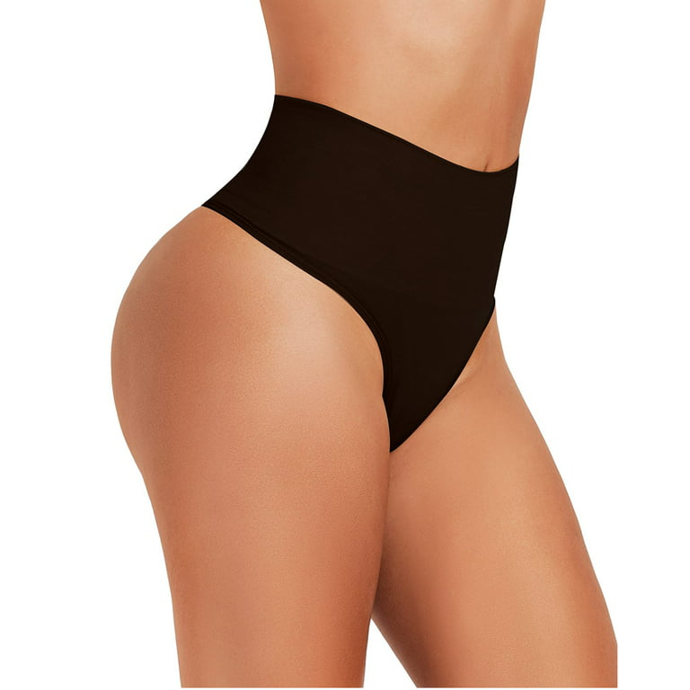 Wearcomfii Tummy Control Thong,High Waisted Thong Shapewear,Every-Day Tummy  Control Thong for Women (XXXL,Black+Skin) : : Clothing, Shoes  & Accessories
