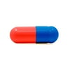 Capsuline Colored Gelatin Empty Capsules Size 1 Blue/Red