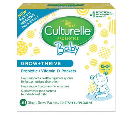 Culturelle Probiotic Baby Grow + Thrive + Vitamin D Supplement 30