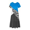 thumbnail image 3 of Latrodar Robe Longue Ample à Manches Courtes avec Poche et Col Rond pour Femmes Flash Deals, 3 of 4