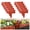 Red-10pcs, variant on Imitation Stone Garden Fence Plastic Retaining Edging Border Grey Cobbled Effect,Plastic Garden Retaining Edging Fence,Flexible Interlocking Landscape Edging,for Landscaping Flower Beds
